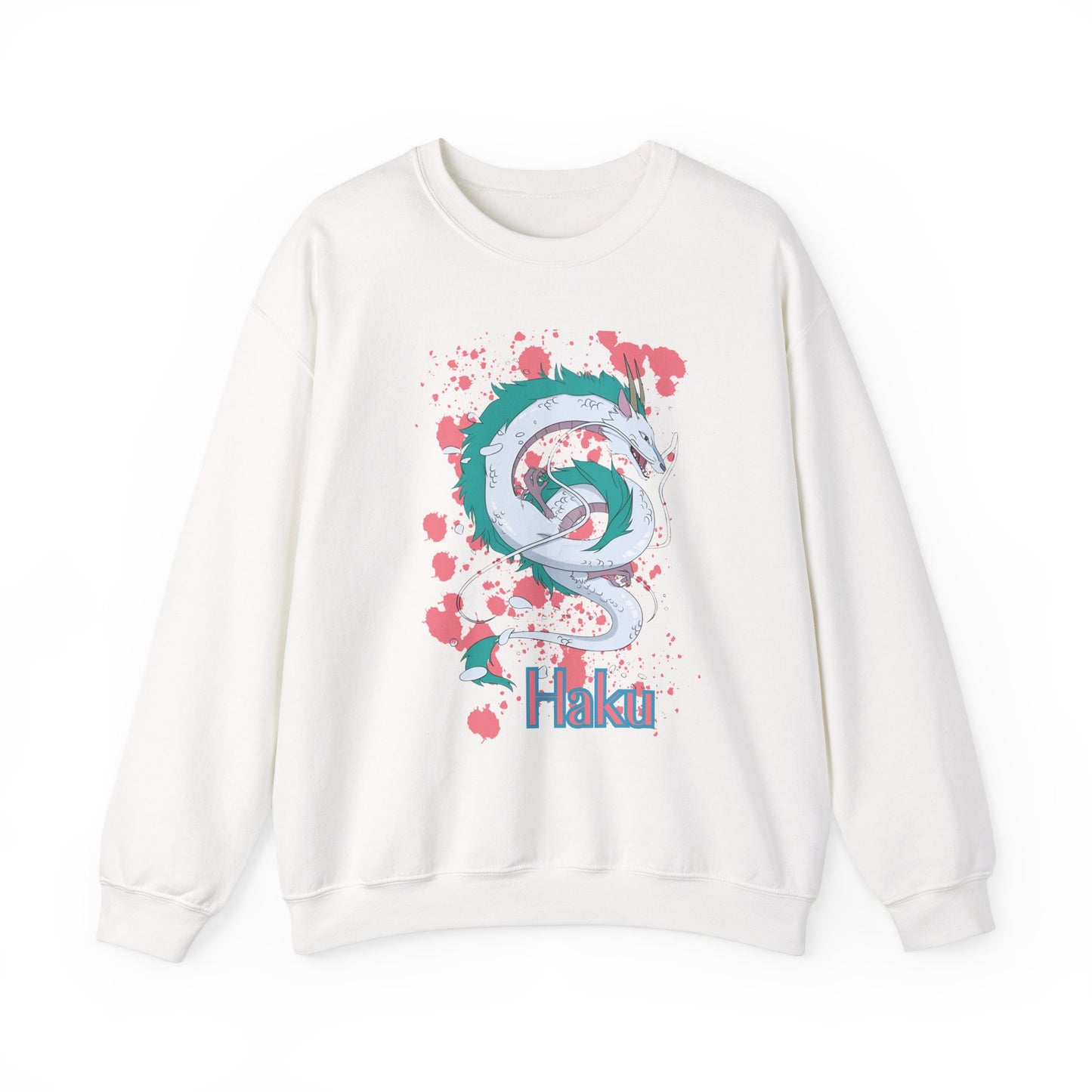 Haku Spirited Away Sweatshirt – 100% Cotton Studio Ghibli Dragon Spirit Pullover