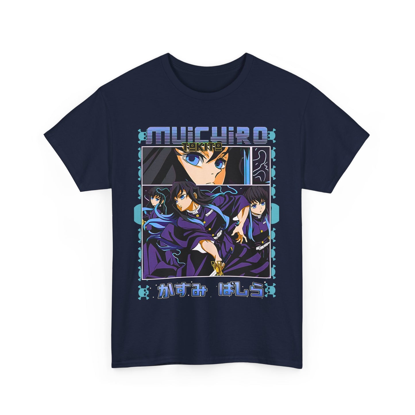 Muichiro Tokito Demon Slayer T-Shirt – 100% Cotton Anime Tee for Mist Hashira Fans