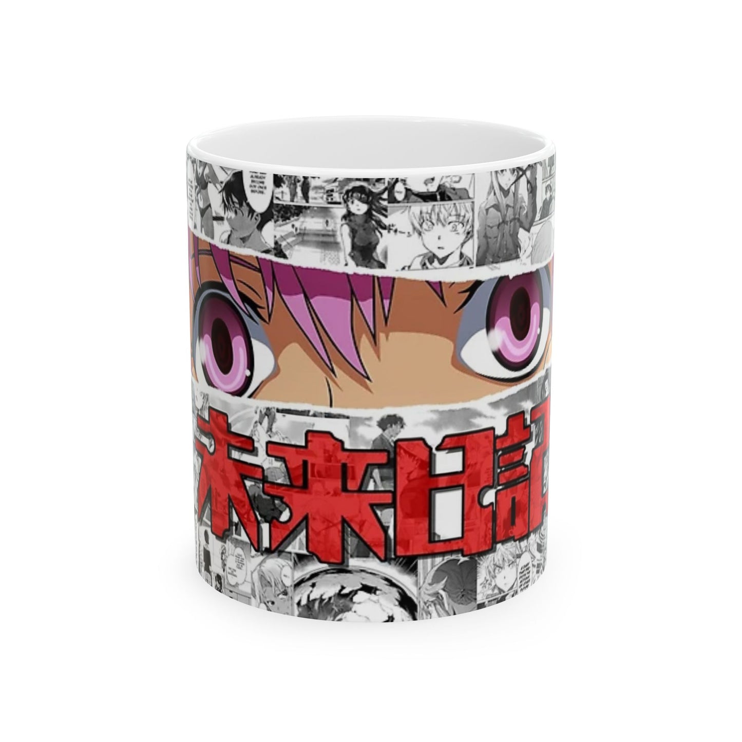 Yuno Gasai Mug – Future Diary Anime Coffee Cup – 11oz & 15oz Ceramic Gift for Otaku & Yandere Fans