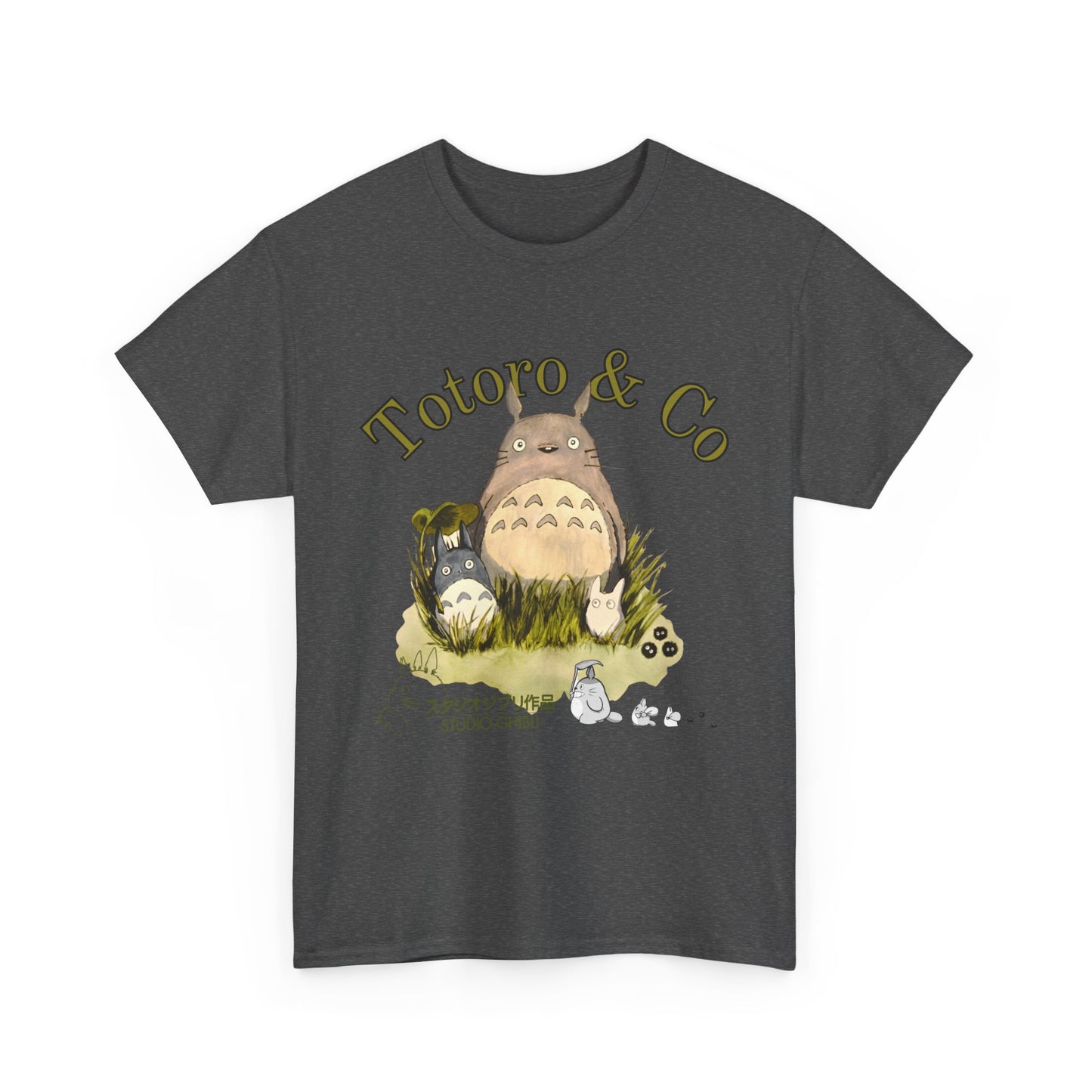 My Neighbor Totoro Ghibli T-Shirt 100% Cotton Anime Tee