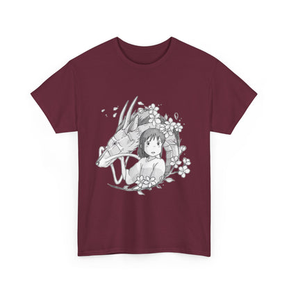Chihiro and Haku T-Shirt – Spirited Away Ghibli Cotton Tee