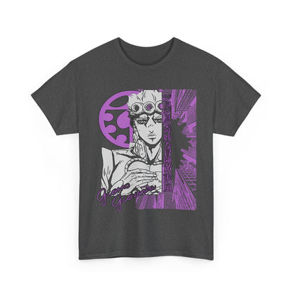 Giorno Giovanna T-Shirt – 100% Cotton JoJo’s Bizarre Adventure Anime Tee for Stand Users