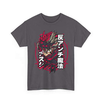 Asta Black Clover T-Shirt – 100% Cotton Anime Tee for Magic Knight Fans
