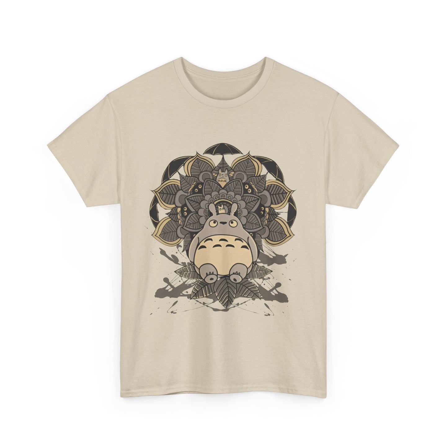 My Neighbor Totoro Art T-Shirt 100% Cotton Studio Ghibli Anime Tee