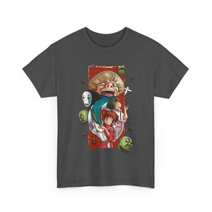 Spirited Away T-Shirt 100% Cotton | Studio Ghibli Art Canvas Anime Tee