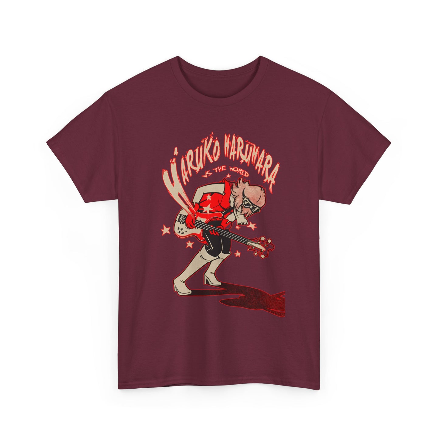 Haruko Haruhara FLCL T-Shirt – 100% Cotton Anime Tee Featuring the Iconic Space Rebel