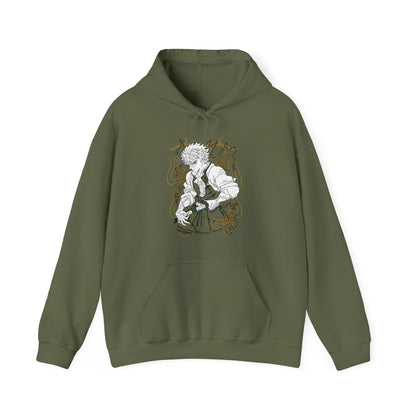 Sanemi Shinazugawa Demon Slayer Hoodie – 100% Cotton Anime Streetwear for Kimetsu no Yaiba Fans