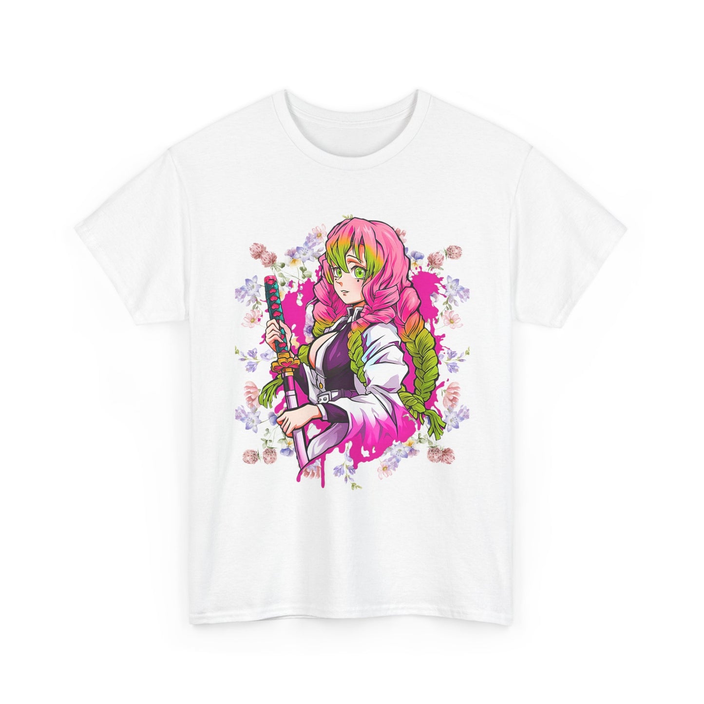 Mitsuri Kanroji Love Hashira T-Shirt | 100% Cotton Demon Slayer Anime Tee