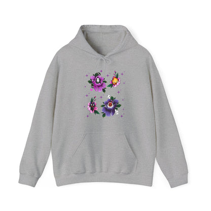 Studio Ghibli Flowers Hoodie – 100% Cotton Anime Floral Sweatshirt for Ghibli Fans