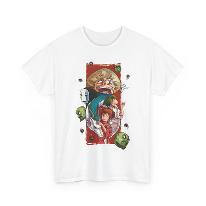 Spirited Away T-Shirt 100% Cotton | Studio Ghibli Art Canvas Anime Tee