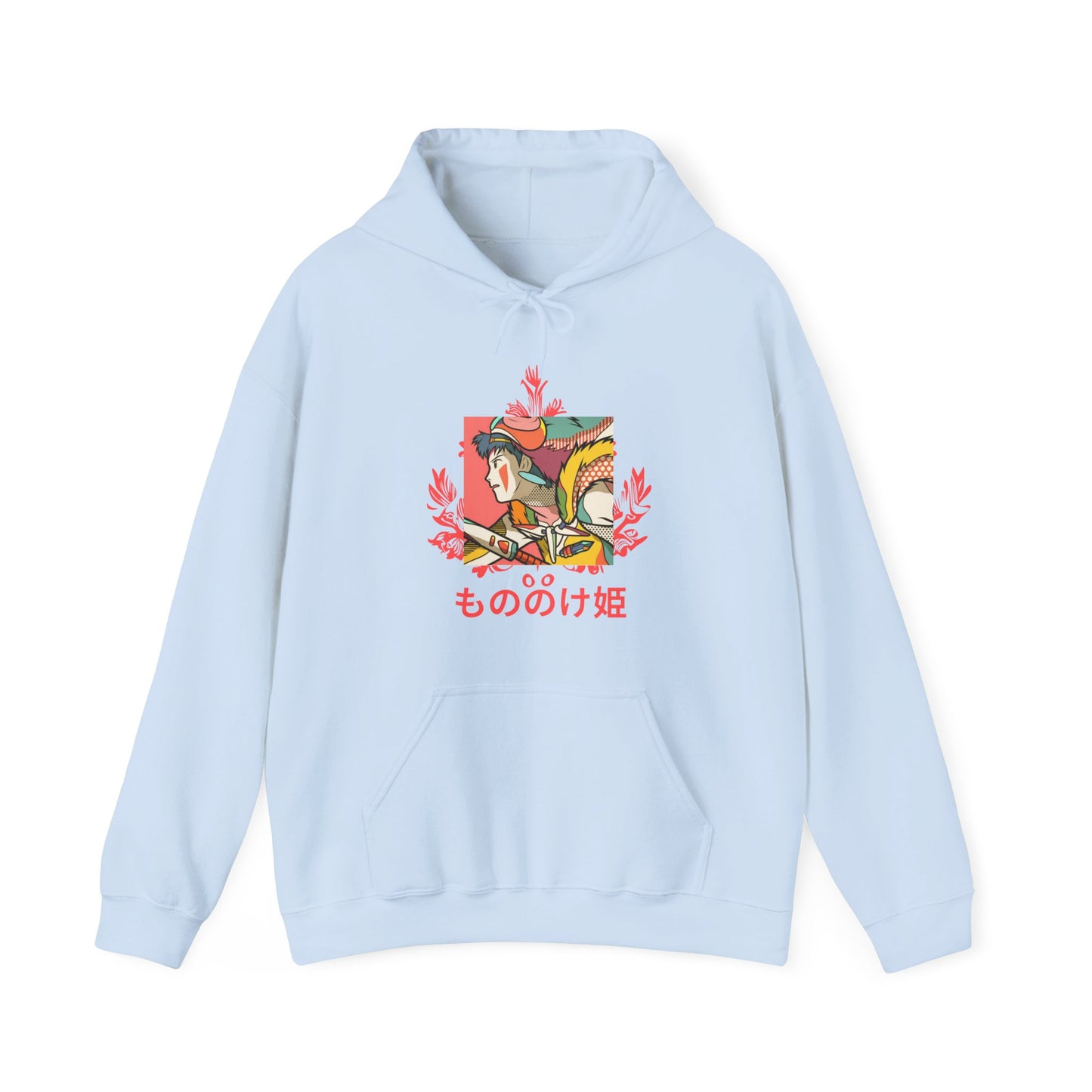 Princess Mononoke Hoodie – 100% Cotton Studio Ghibli Pullover for Anime Fans