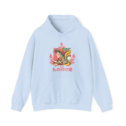 Princess Mononoke Hoodie – 100% Cotton Studio Ghibli Pullover for Anime Fans