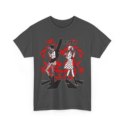 Nana Osaki Black Stones T-Shirt – 100% Cotton Anime Rock Band Tee | Stylish Japanese Streetwear