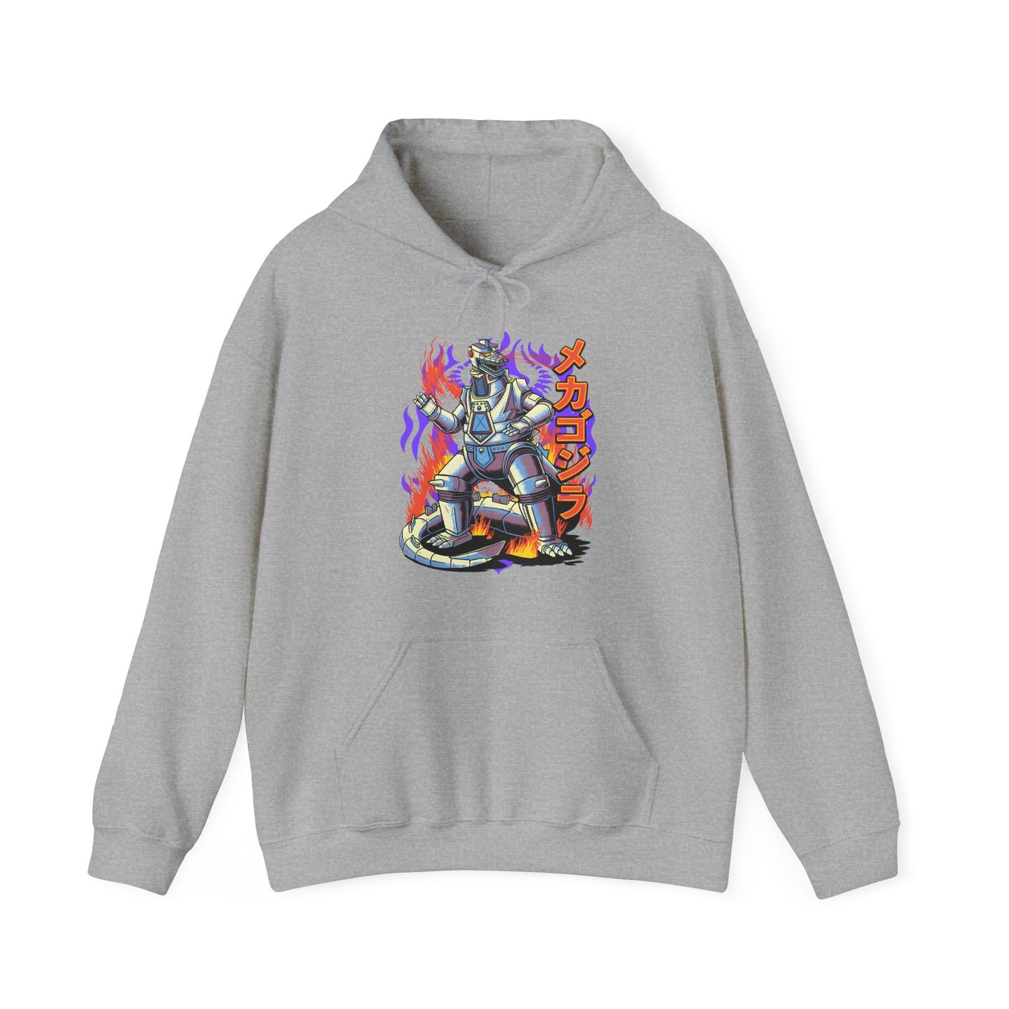 Mechagodzilla Kaiju Hoodie – 100% Cotton | Monsterverse Anime Streetwear for Kaiju Fans