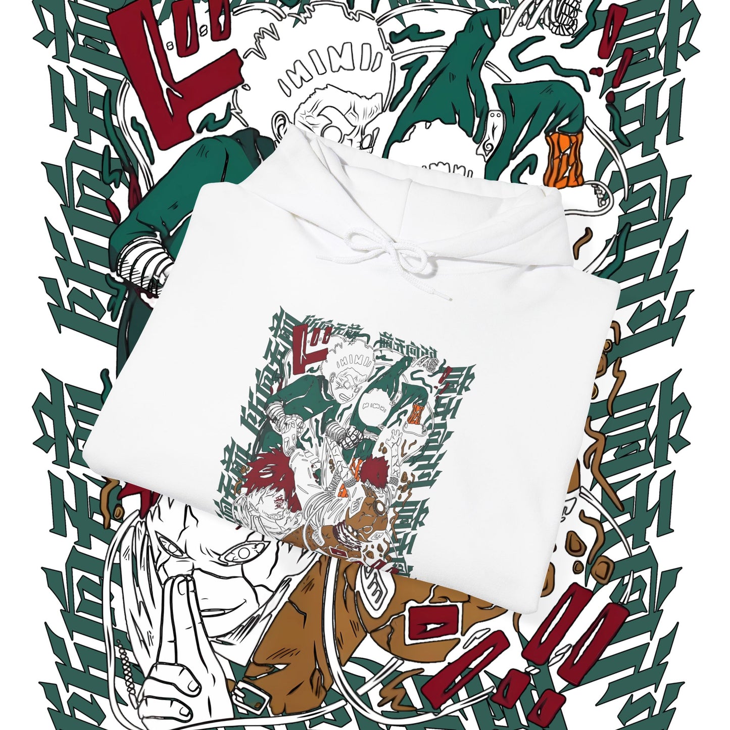 Rock Lee Naruto Hoodie | Premium Cotton Anime Streetwear