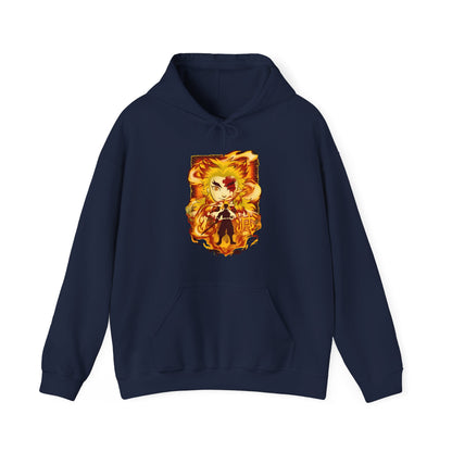 Kyojuro Rengoku Demon Slayer Hoodie – 100% Cotton Anime Hoodie for Flame Hashira Fans