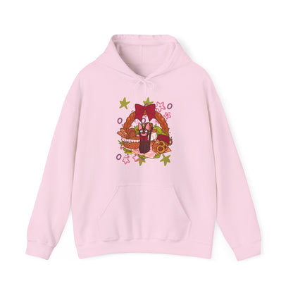 Jiji Cat Gift Hoodie – 100% Cotton Studio Ghibli Inspired Anime Hoodie for Fans