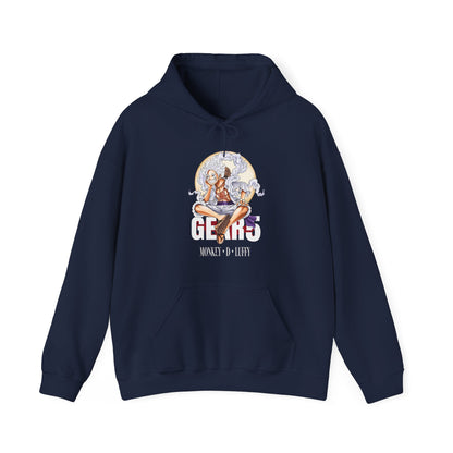 Monkey D. Luffy Gear 5 Hoodie – 100% Cotton One Piece Anime Hoodie