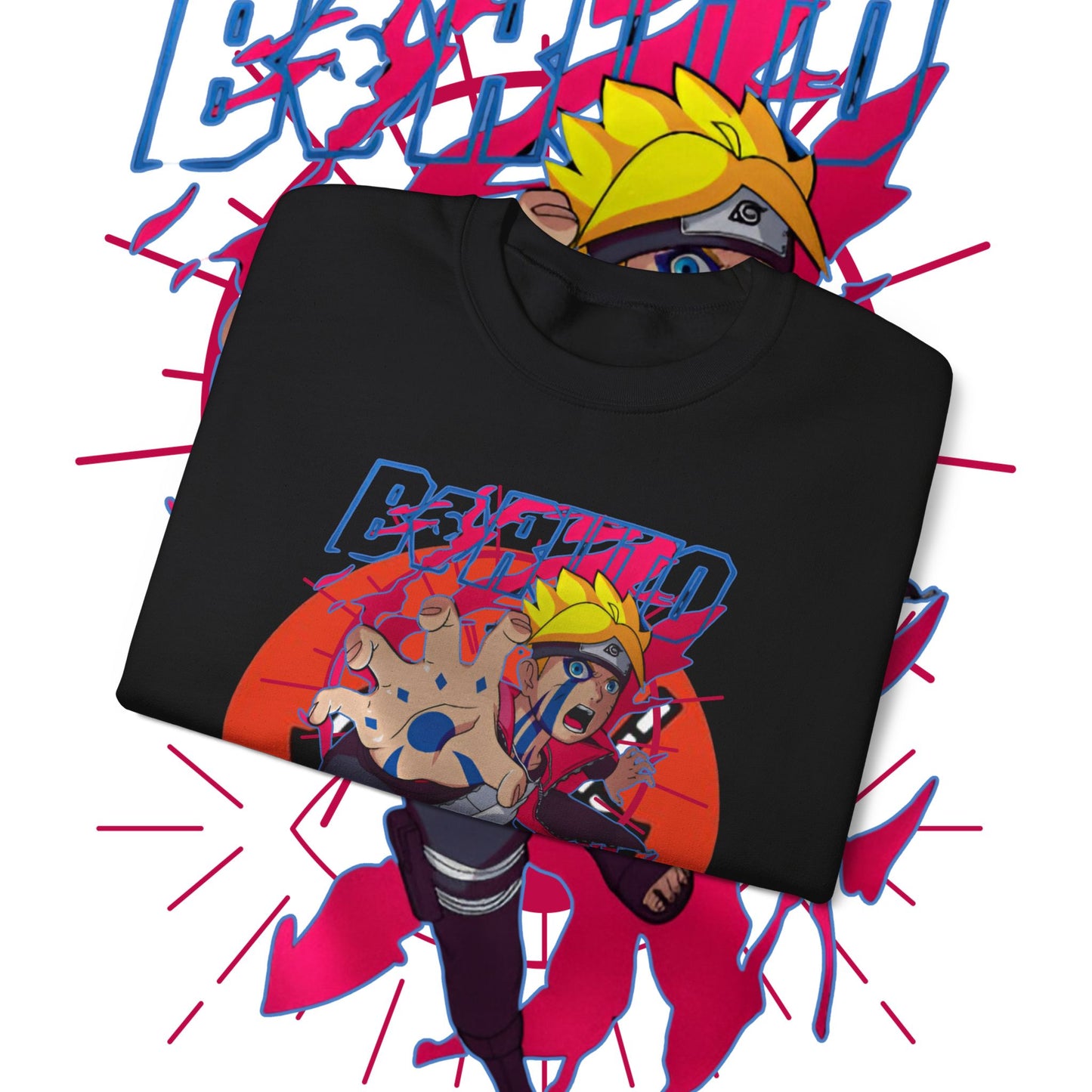 Boruto Hero Anime Sweatshirt | 100% Cotton Ninja Streetwear