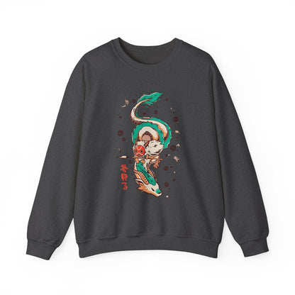 Haku and Princess Mononoke Sweatshirt – 100% Cotton Studio Ghibli Pullover for Anime Fans