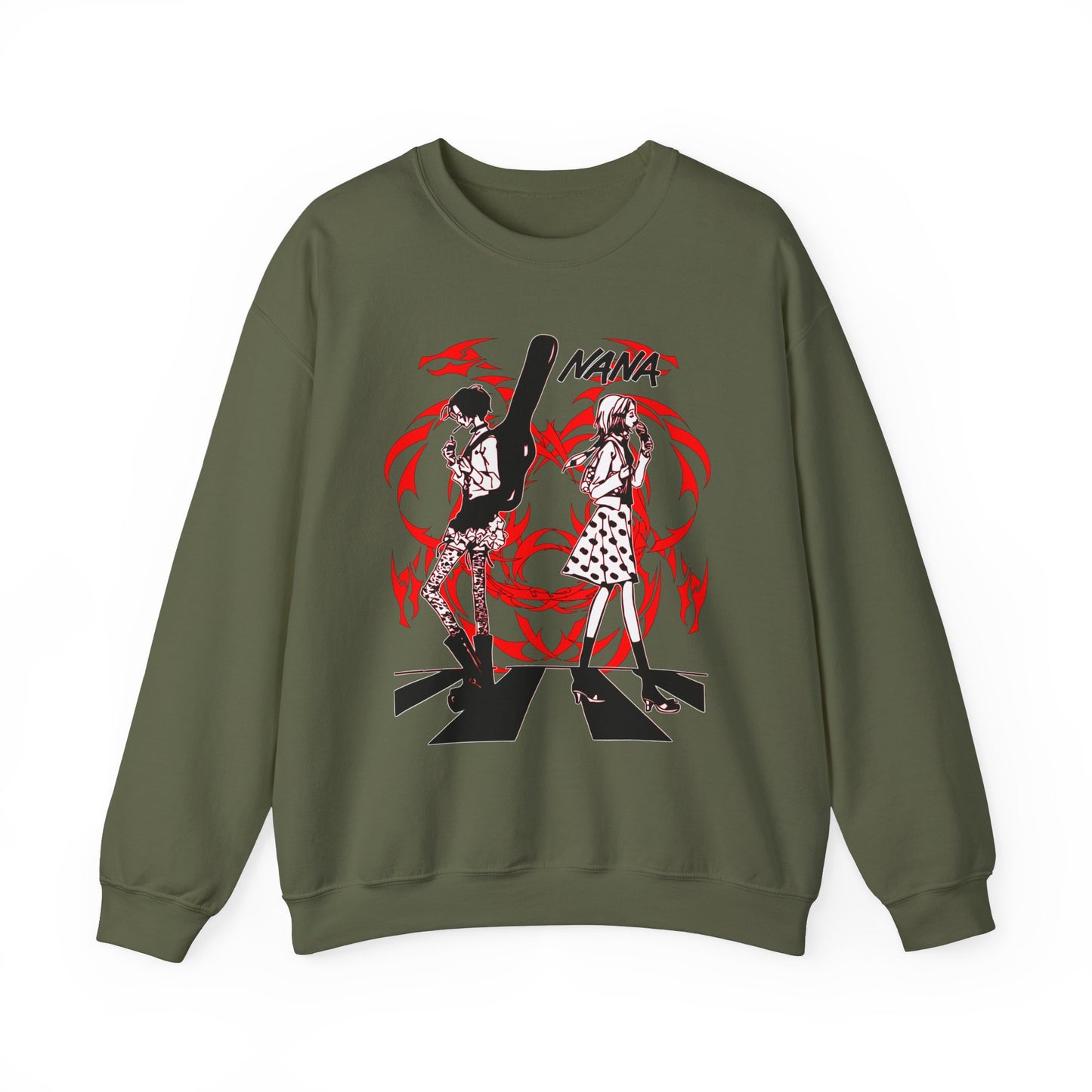 Nana Osaki Black Stones Sweatshirt – 100% Cotton | Stylish Anime Streetwear for NANA Fans