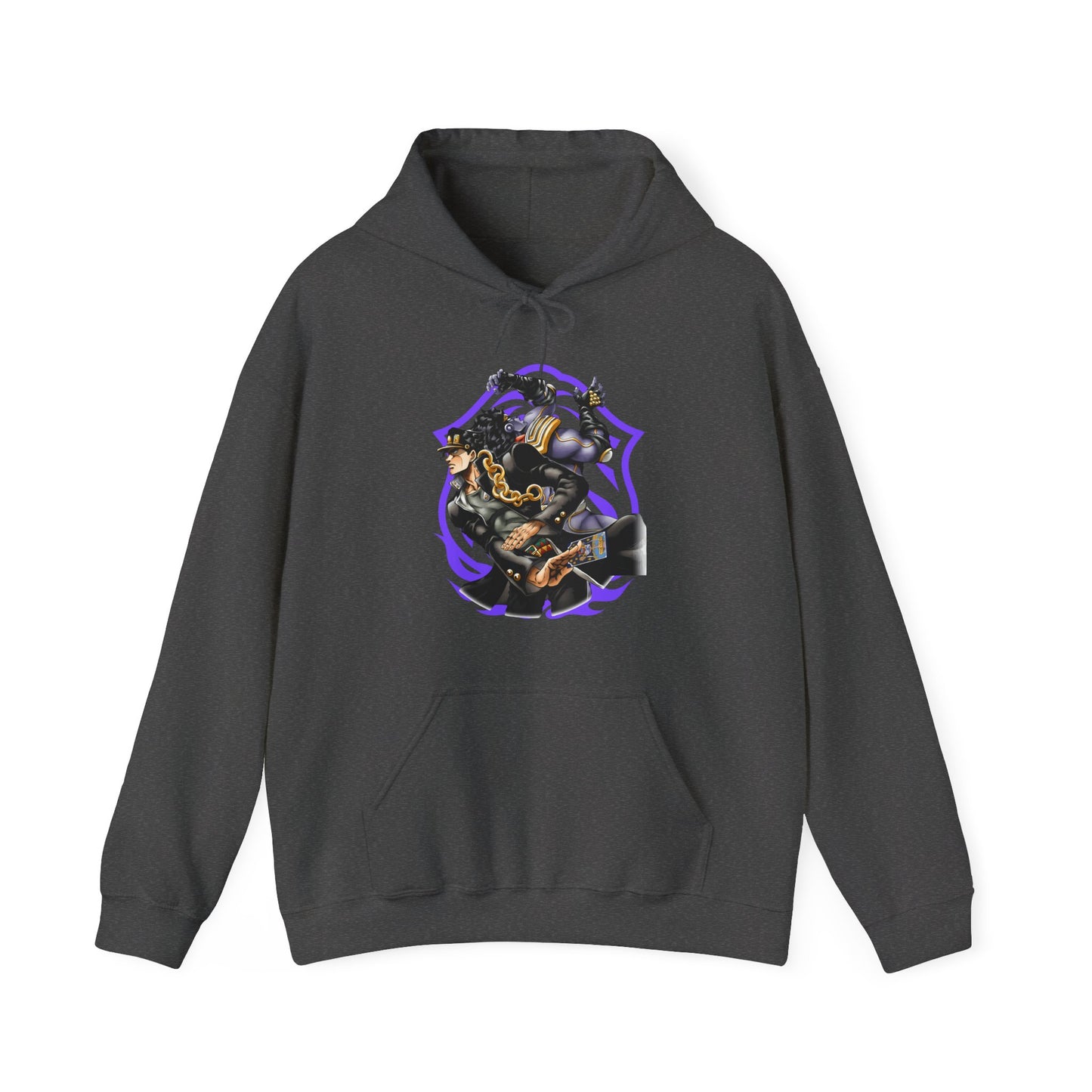 Jotaro Kujo Hoodie – 100% Cotton JoJo’s Bizarre Adventure Anime Sweatshirt