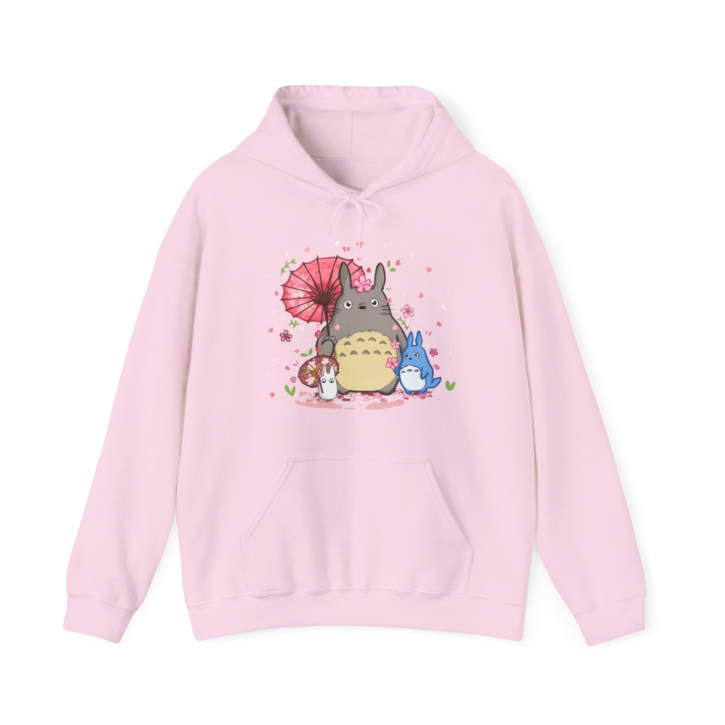 My Neighbor Totoro Studio Ghibli Hoodie – 100% Cotton Gildan 18500 Pullover with Front Print