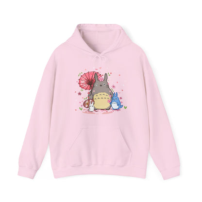 My Neighbor Totoro Studio Ghibli Hoodie – 100% Cotton Gildan 18500 Pullover with Front Print