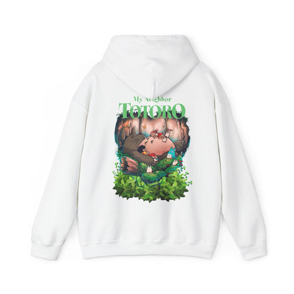 My Neighbor Totoro Dream Back Print Hoodie – 100% Cotton Anime Pullover for Studio Ghibli Fans