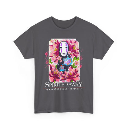 Spirited Away Tea Flowers T-Shirt | 100% Cotton Studio Ghibli Anime Tee