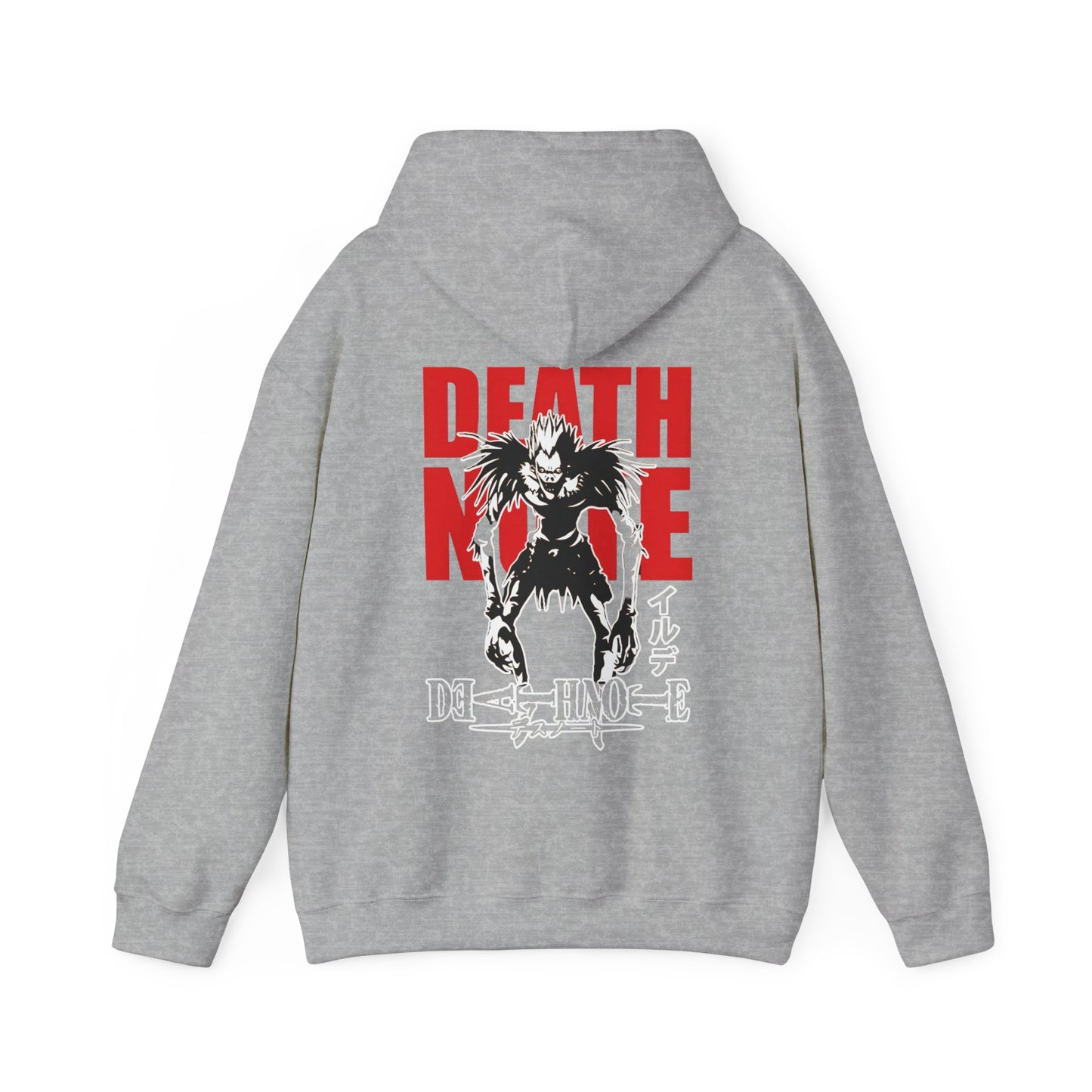 Ryuk Shinigami Death Note Back Print Hoodie – 100% Cotton Anime Sweatshirt for Dark Aesthetic Fans