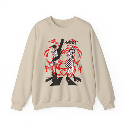Nana Osaki Black Stones Sweatshirt – 100% Cotton | Stylish Anime Streetwear for NANA Fans