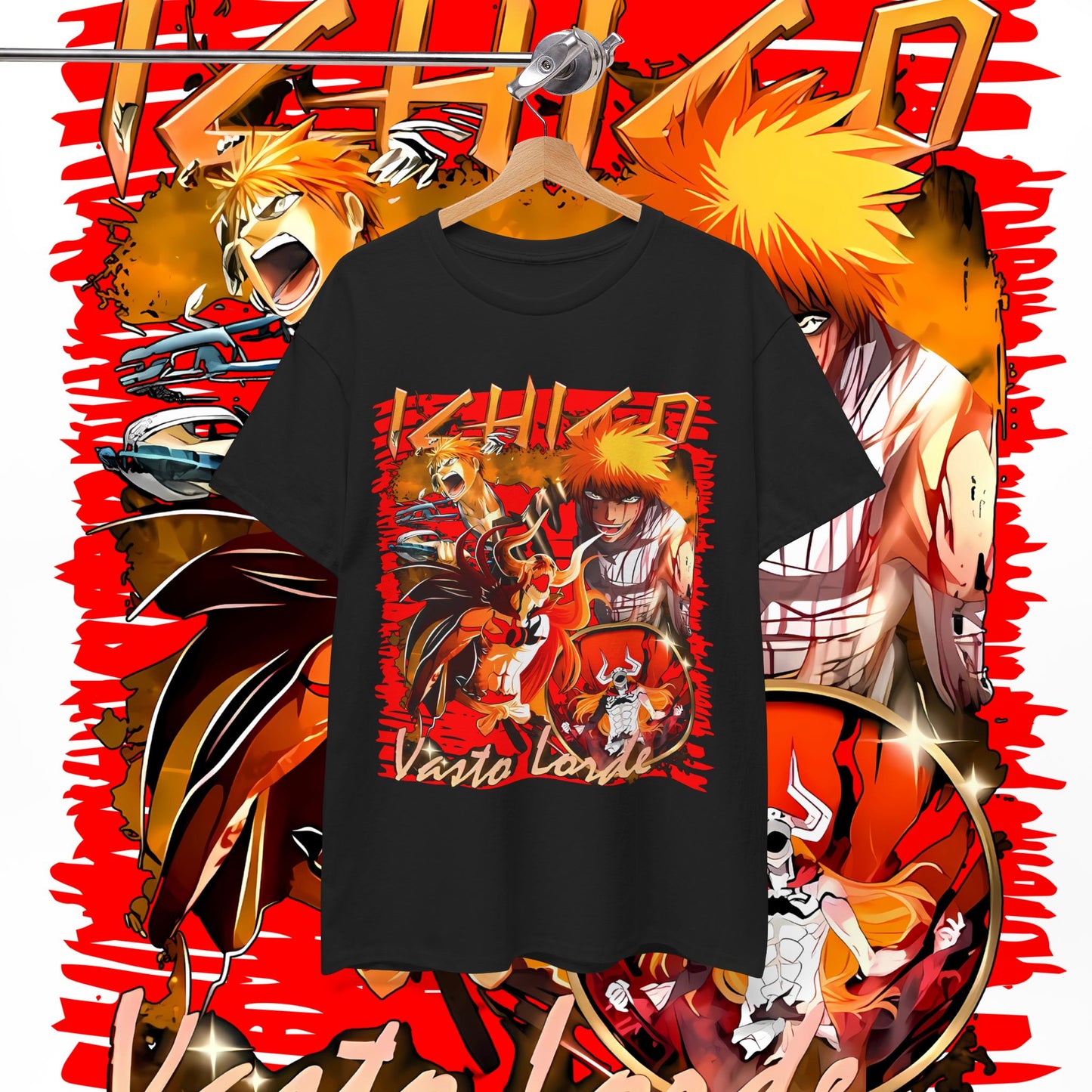 Bleach Anime 100% Cotton Graphic T-Shirt for Fans
