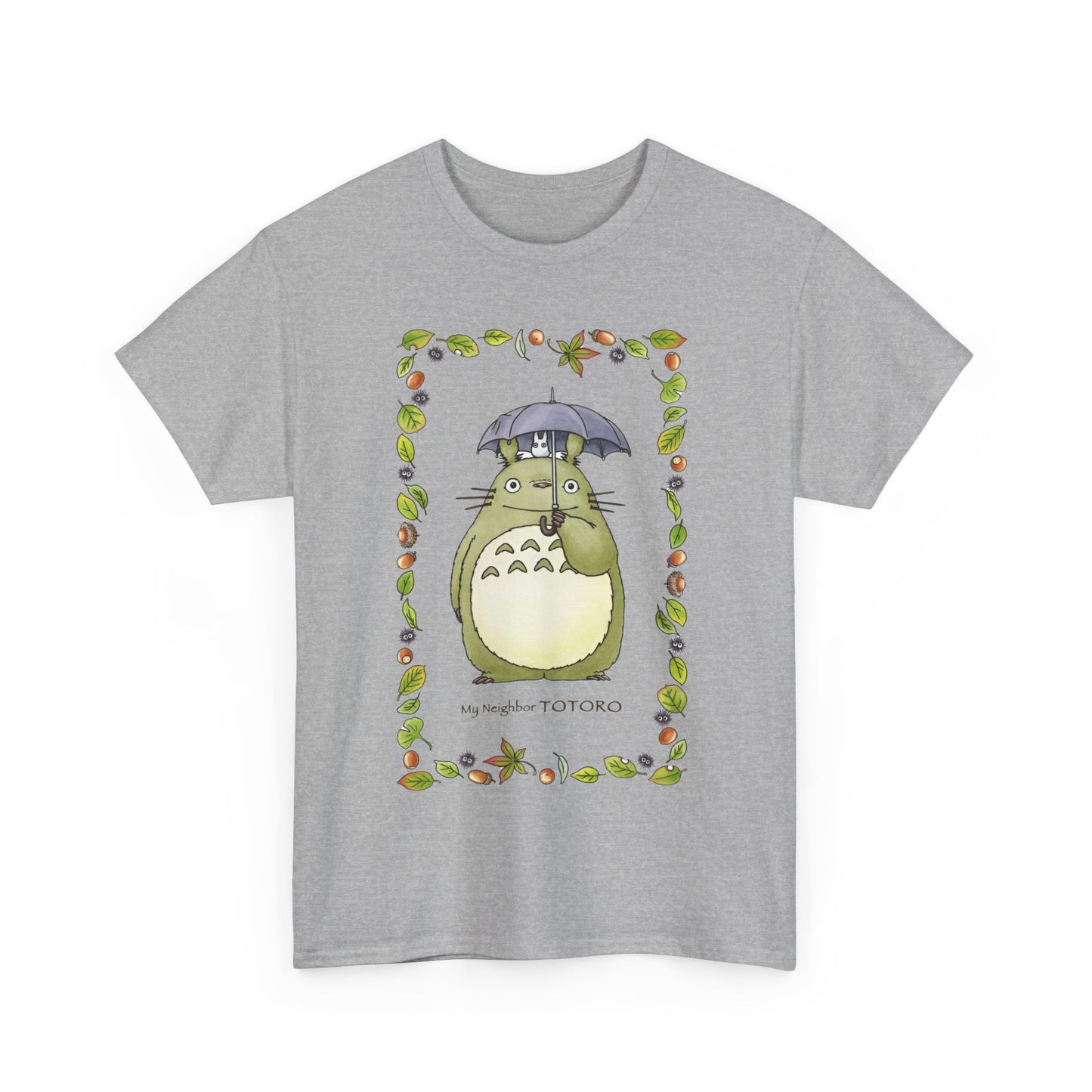 Cute Totoro T-Shirt – 100% Cotton Studio Ghibli Anime Tee for Fans