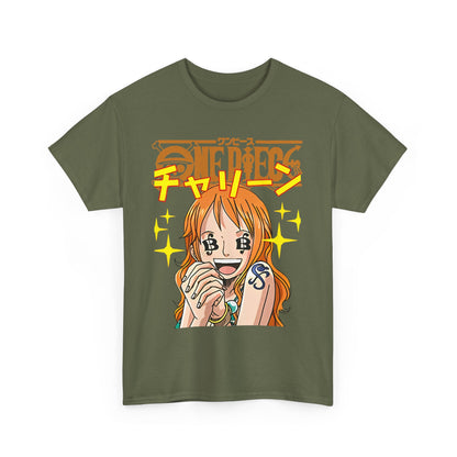 Nami One Piece T-Shirt – 100% Cotton Anime Tee for True Straw Hat Fans