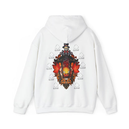 Calcifer Hoodie | Howl’s Moving Castle Back Print | 100% Cotton Studio Ghibli Sweatshirt