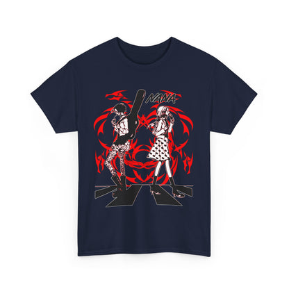 Nana Osaki Black Stones T-Shirt – 100% Cotton Anime Rock Band Tee | Stylish Japanese Streetwear
