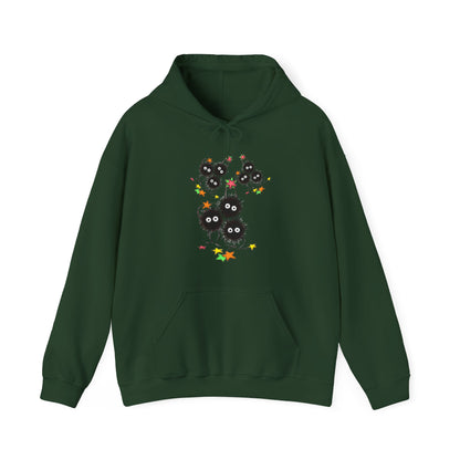Soot Sprites Fantasy Hoodie – 100% Cotton Anime Hoodie Inspired by Studio Ghibli Magic