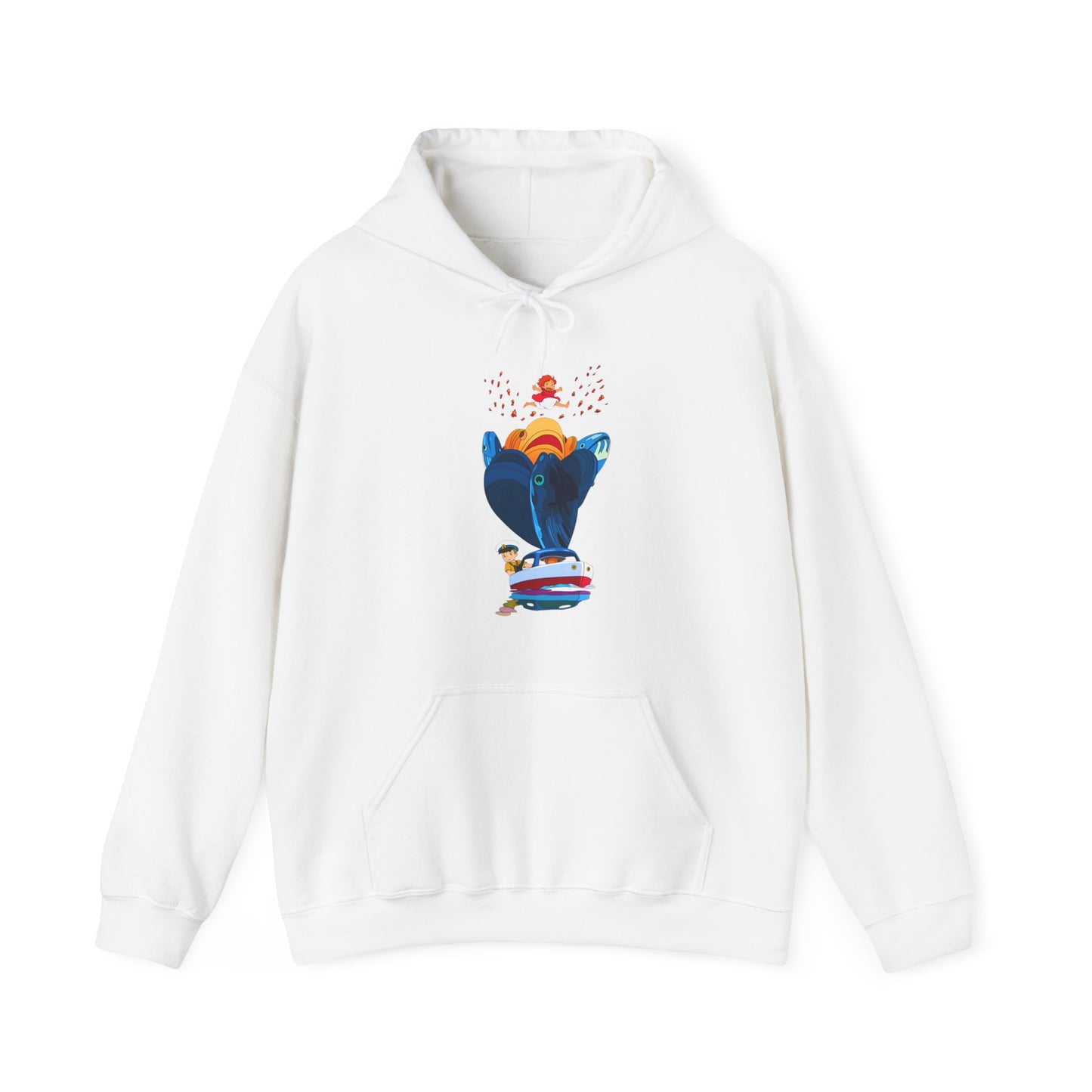 Ponyo Sosuke Sea Dreams Hoodie – 100% Cotton Studio Ghibli Ocean Anime Sweatshirt