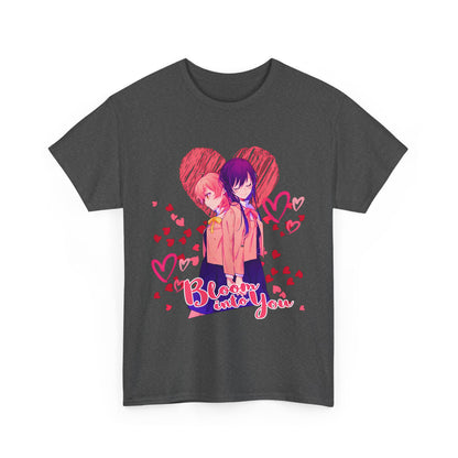 Bloom Into You T-Shirt – 100% Cotton Yuri Anime Tee Featuring Yuu and Touko