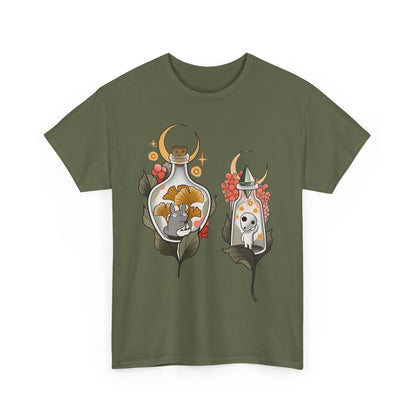 Ghibli Totoro Kodama Funny T-Shirt | 100% Cotton Studio Ghibli Anime Tee