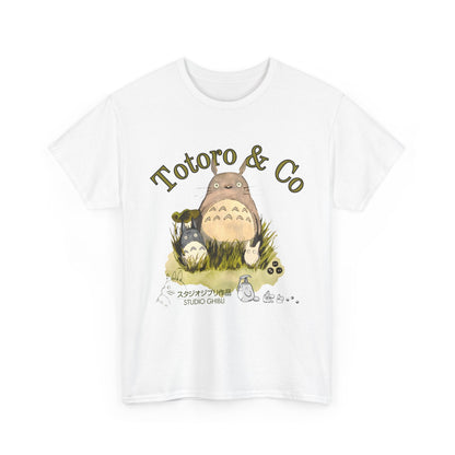 My Neighbor Totoro Ghibli T-Shirt 100% Cotton Anime Tee