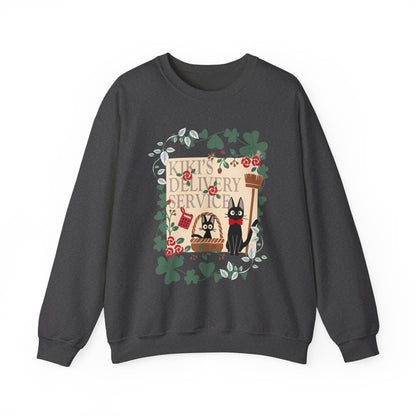 Kiki’s Delivery Service Sweatshirt – 100% Cotton Studio Ghibli Pullover for Anime Fans