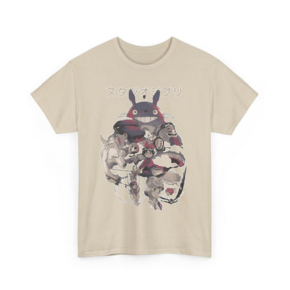 Totoro Ghibli Miyazaki T-Shirt – 100% Cotton Anime Tee for Fans