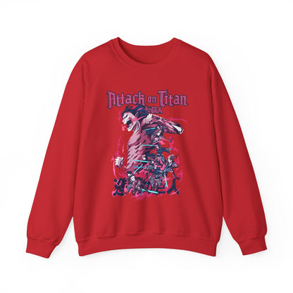 Attack on Titan Sweatshirt – 100% Cotton Pullover for Anime Fans