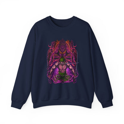 Roronoa Zoro Sweatshirt – 100% Cotton One Piece Anime Crewneck