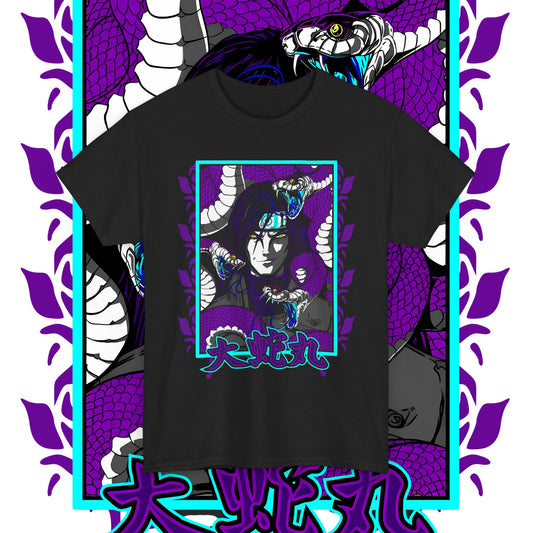 Orochimaru Naruto Graphic Tee 100% Cotton Anime Shirt