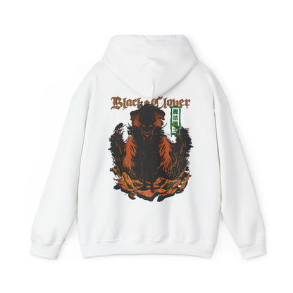 Black Clover Mythology Back Print Hoodie – 100% Cotton Anime Hoodie with Magical Symbols