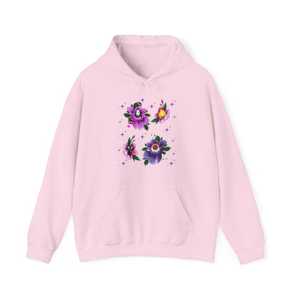 Studio Ghibli Flowers Hoodie – 100% Cotton Anime Floral Sweatshirt for Ghibli Fans