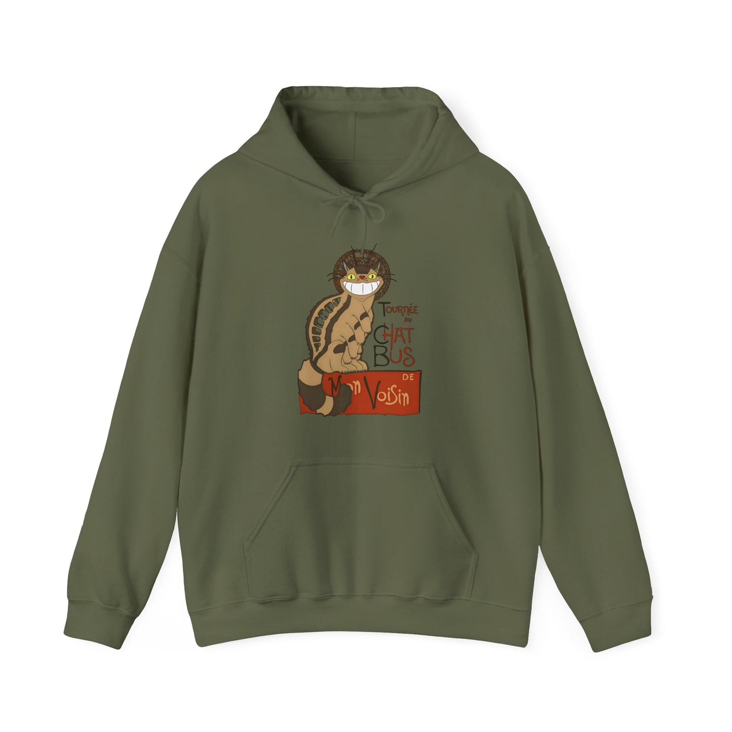 Catbus Studio Ghibli Hoodie – 100% Cotton My Neighbor Totoro Hoodie for Anime and Ghibli Fans